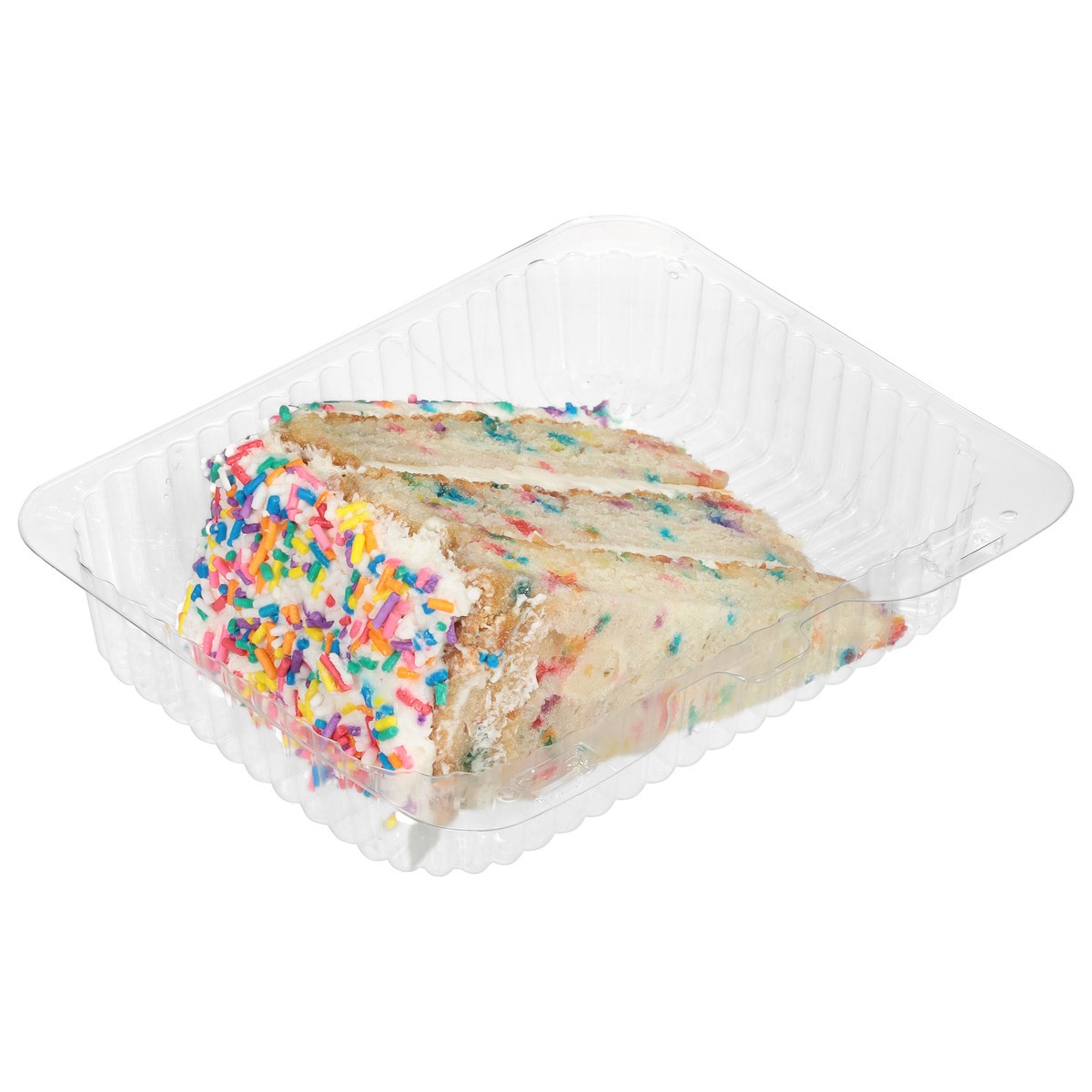 slide 6 of 7, Lunds & Byerlys Rainbow Sprinkle Cake Slice 1 ea, 1 ct