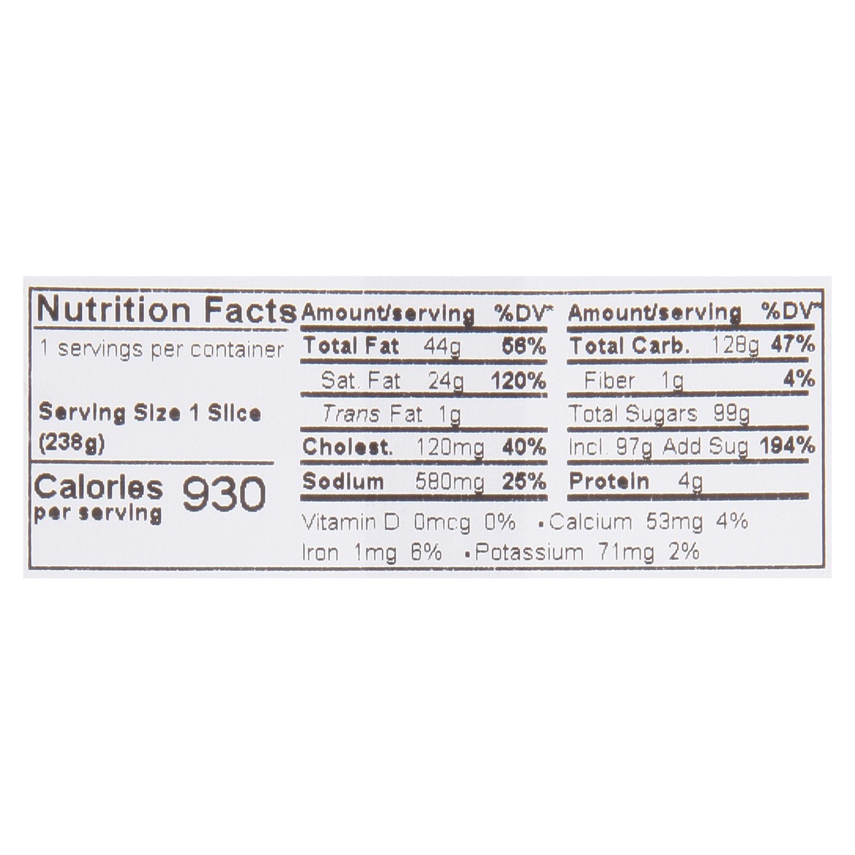 slide 5 of 7, Lunds & Byerlys Rainbow Sprinkle Cake Slice 1 ea, 1 ct