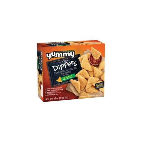 slide 1 of 1, Yummy Original Corn Tortilla Chicken Dippers, 19 oz