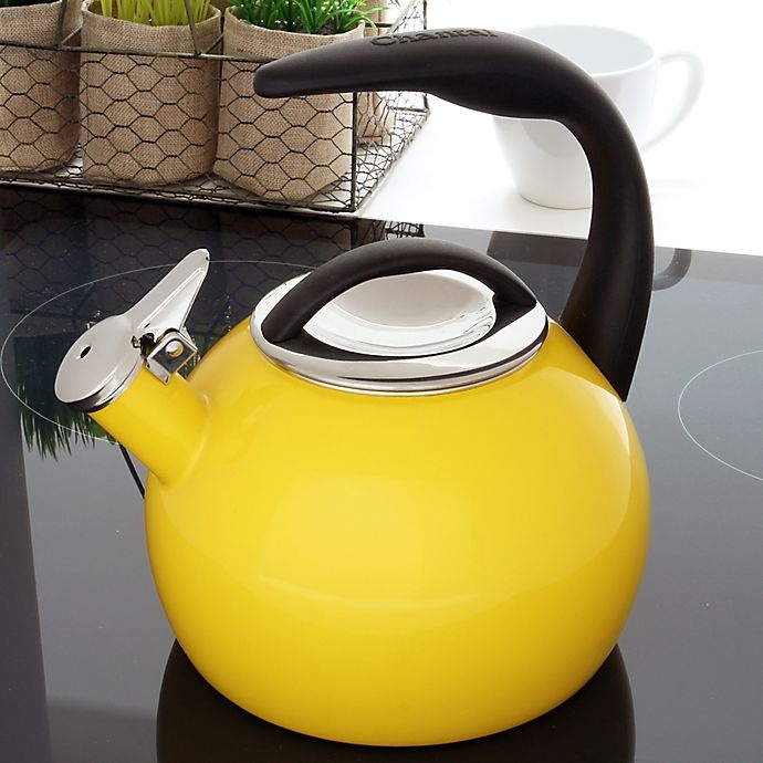 slide 3 of 3, Chantal Anniversary Tea Kettle - Yellow, 2 qt