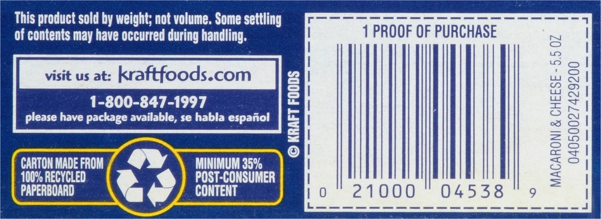 slide 10 of 13, Kraft Cheesy Southwest Chipotle Macaroni & Cheese Dinner 5.5 oz. Box, 5.5 oz