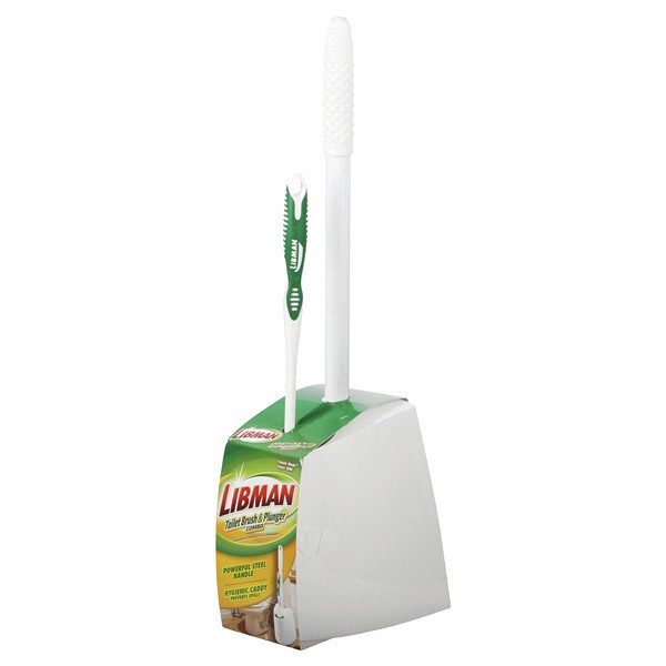 slide 9 of 13, Libman Toilet Brush & plunger Combo 1 ea, 1 ct