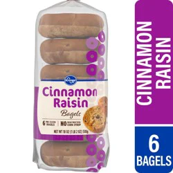 Kroger® Cinnamon Raisin Bagels