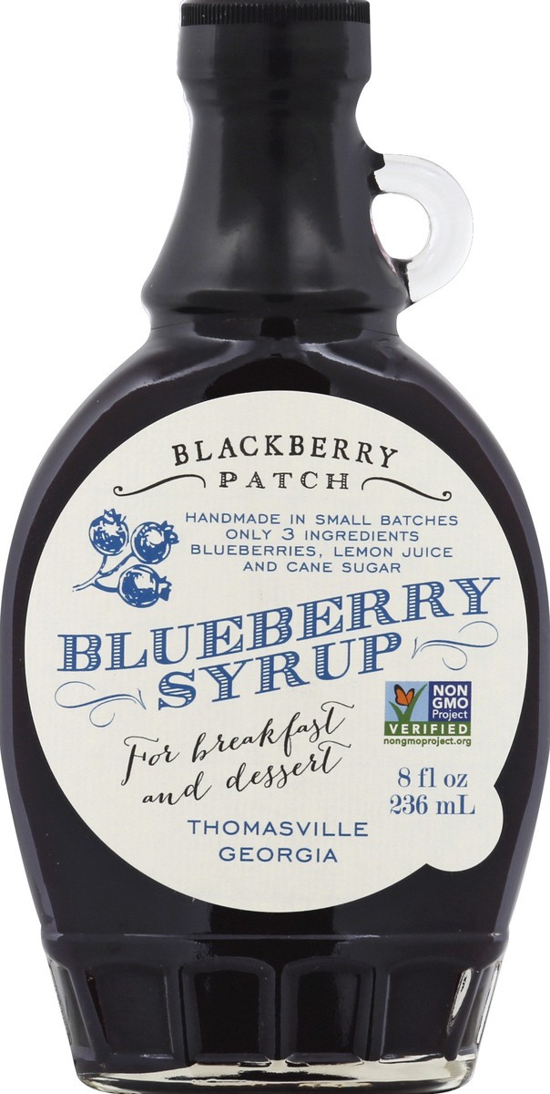 slide 2 of 2, Blackberry Patch Blueberry Syrup, 8 oz