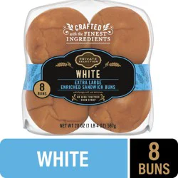Private Selection® White Sandwich Buns Extra Large