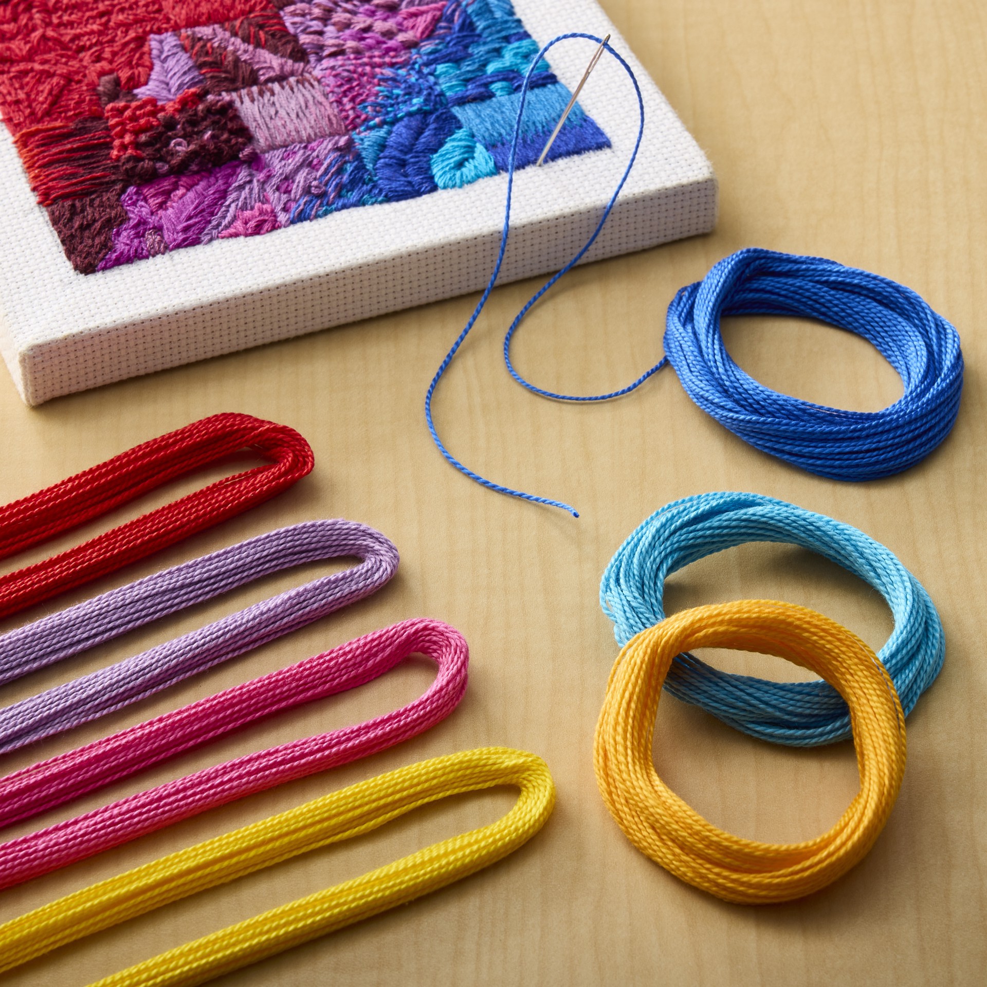 slide 5 of 5, Rainbow Craft Cord By Loops & Threads, 36ct., 36 ct