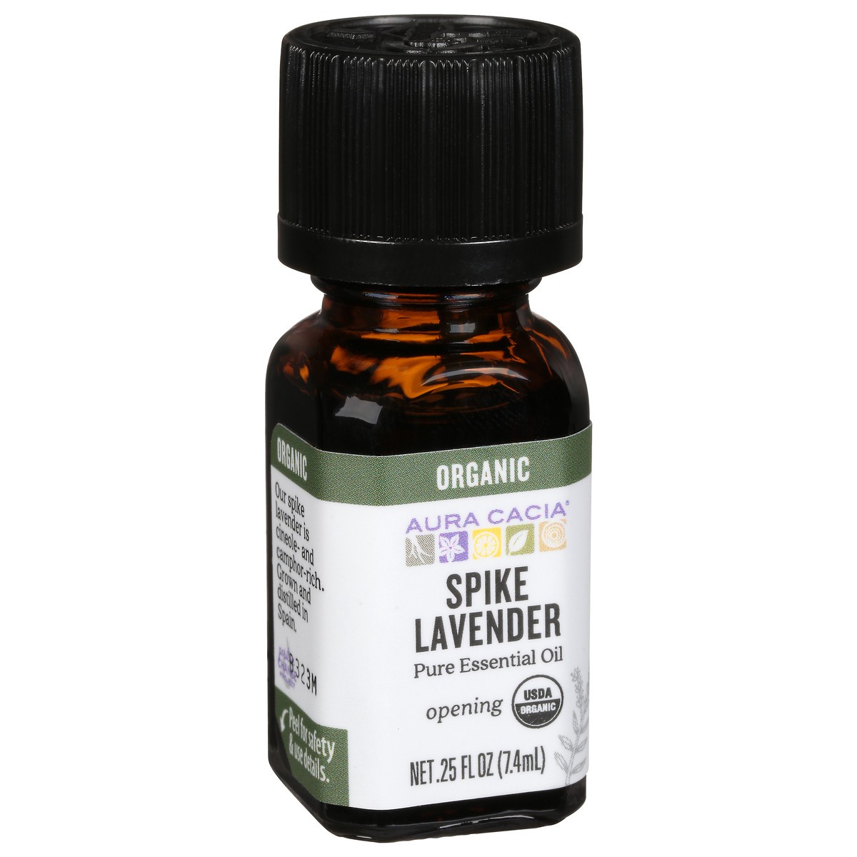 slide 2 of 10, Aura Cacia Frontier Co-Op Aura Cacia Lavender, Spike, 0.25 oz