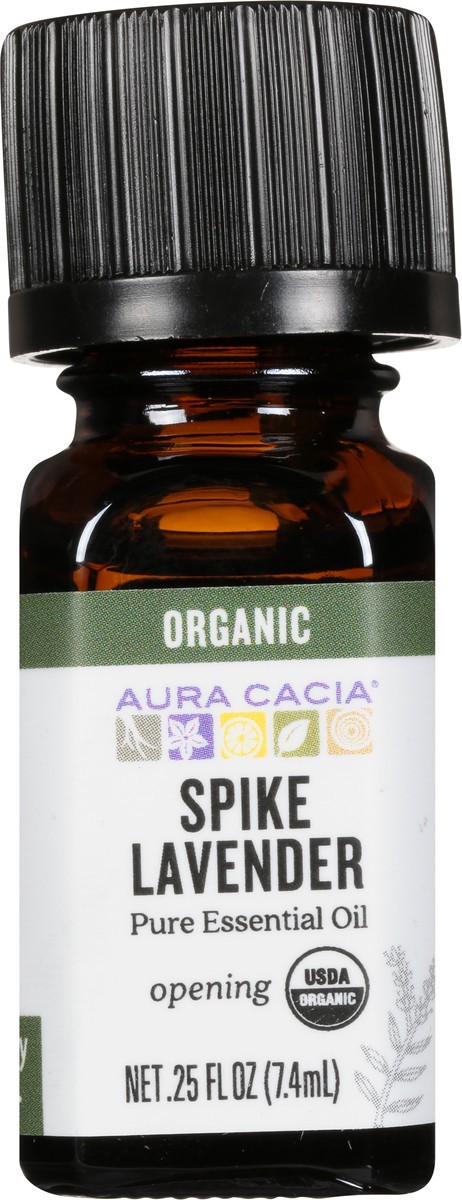slide 8 of 10, Aura Cacia Frontier Co-Op Aura Cacia Lavender, Spike, 0.25 oz