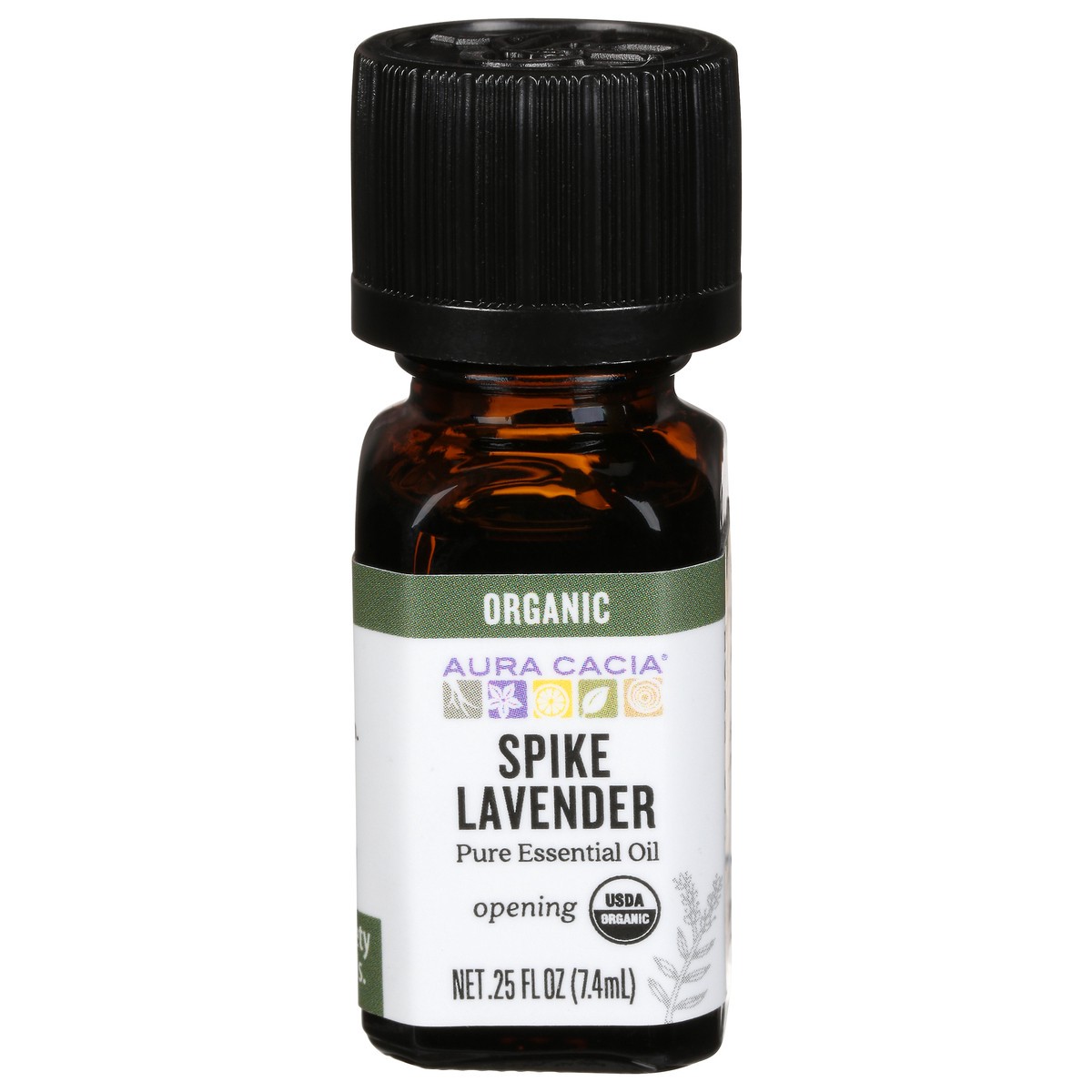 slide 10 of 10, Aura Cacia Frontier Co-Op Aura Cacia Lavender, Spike, 0.25 oz