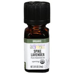 Aura Cacia Organic Spike Lavender Pure Essential Oil 0.25 fl oz