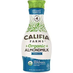 Califia Farms Organic Vanilla Almond Milk 48 Fz - 48 FZ