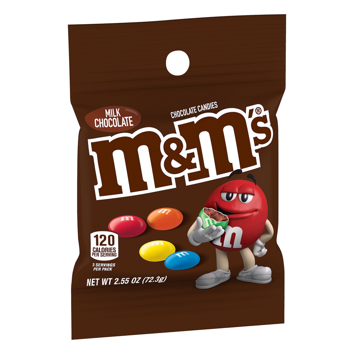 slide 4 of 7, M&M's Milk Chocolate Chocolate Candies 2.55 oz, 2.55 oz