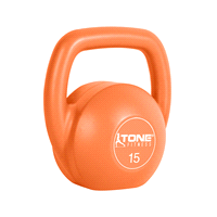 slide 6 of 13, Tone Fitness Vinyl Coated Cement Filled Kettlebell Weight, 1 ct