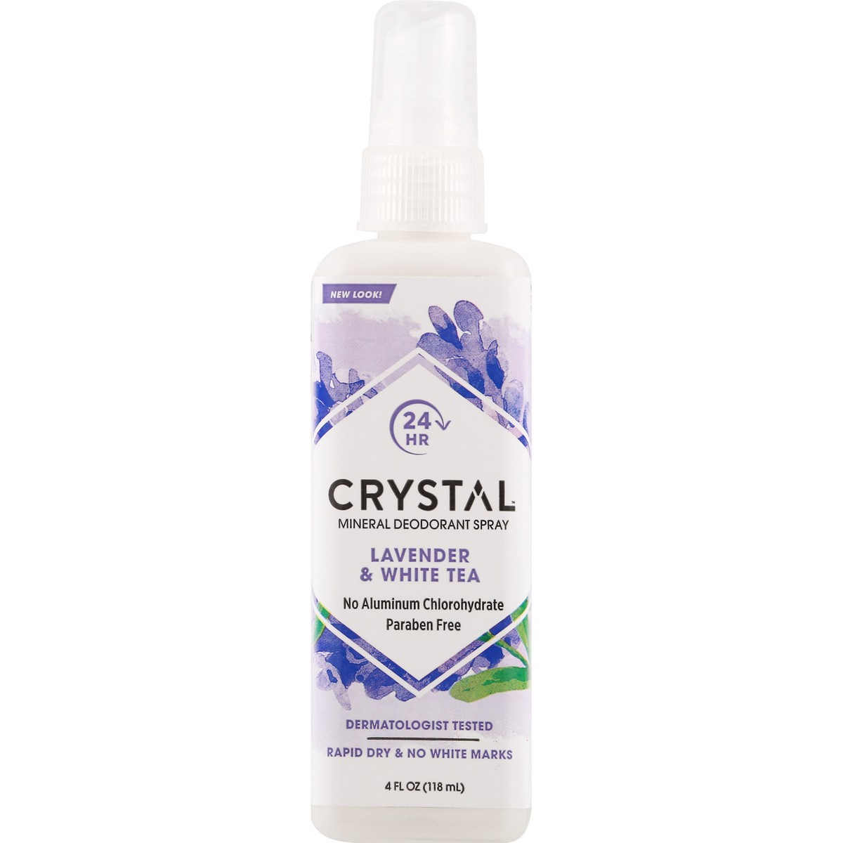 slide 1 of 12, Crystal Body Deodorant Essence Lavendar & White Tea Mineral Deodorant Spray, 4 oz