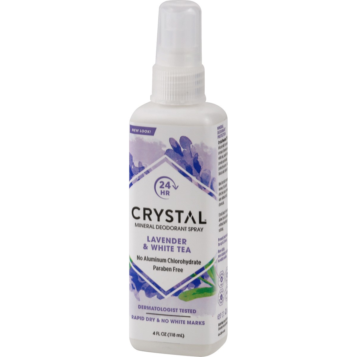 slide 11 of 12, Crystal Body Deodorant Essence Lavendar & White Tea Mineral Deodorant Spray, 4 oz