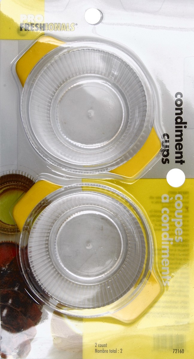 slide 2 of 2, PROfreshionals Condiment Cups 2 ea, 2 ct