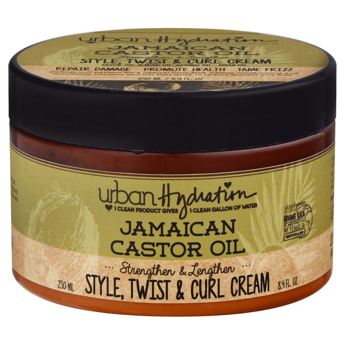 slide 10 of 12, Urban Hydration Jamaican Castor Oil Style, Twist & Curl Cream 250 ml, 250 ml