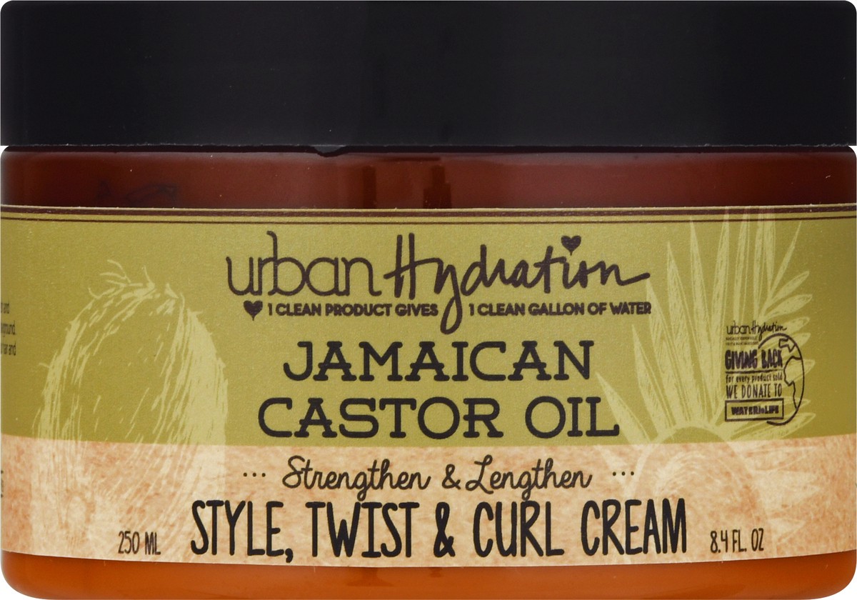 slide 7 of 12, Urban Hydration Jamaican Castor Oil Style, Twist & Curl Cream 250 ml, 250 ml