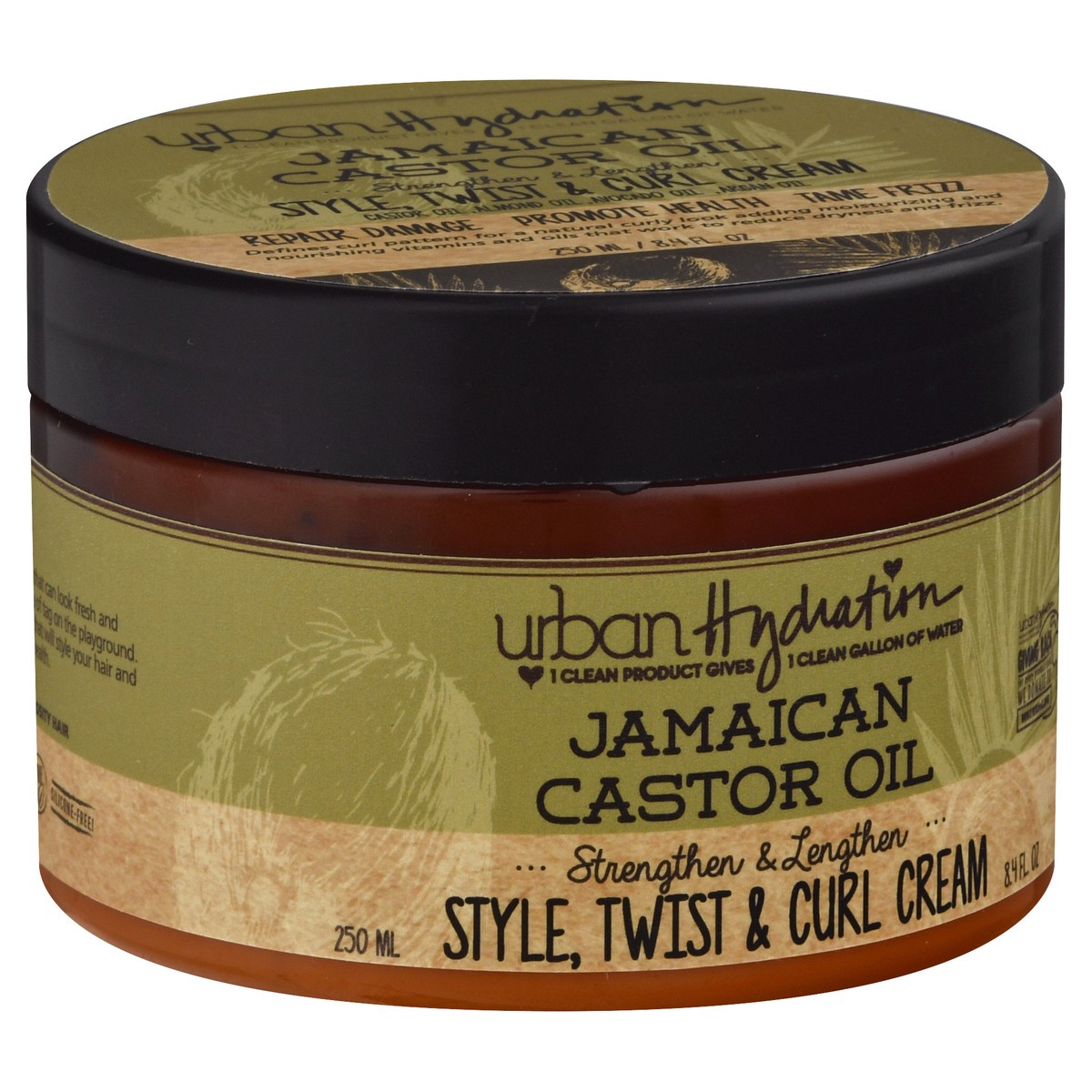 slide 3 of 12, Urban Hydration Jamaican Castor Oil Style, Twist & Curl Cream 250 ml, 250 ml