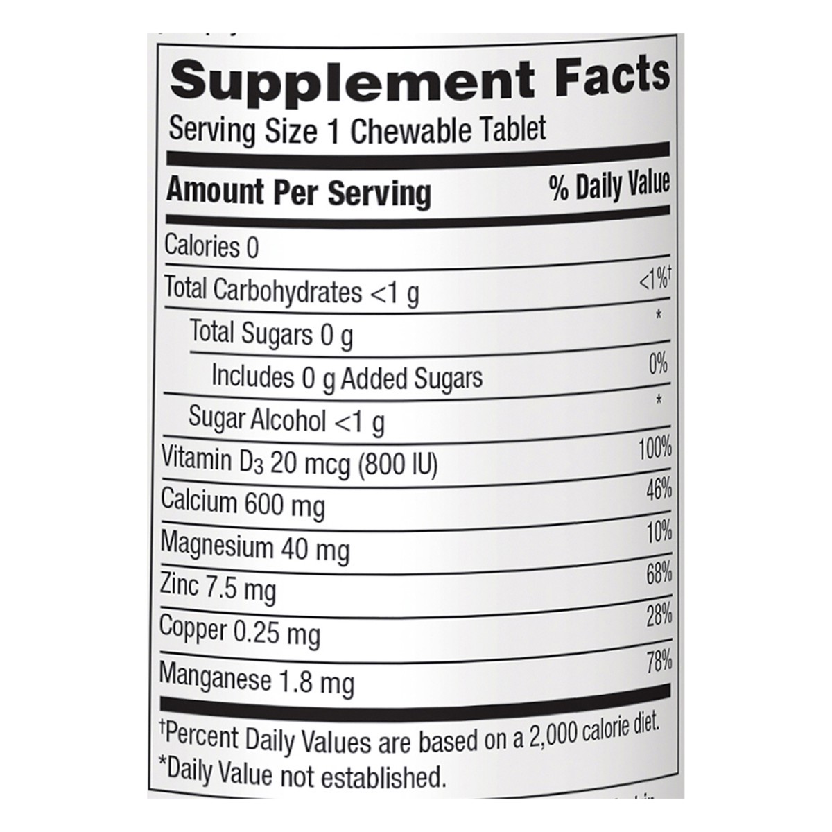 slide 5 of 11, Caltrate 600+D3 Plus Minerals (Cherry, Orange, and Fruit Punch, 90 Count) Calcium & Vitamin D3 Chewable Supplement, 600mg, 90 ct