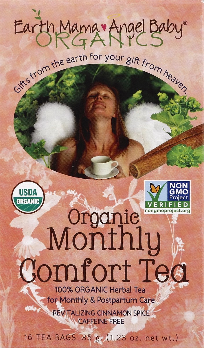 slide 1 of 5, Earth Mama Angel Baby Herbal Tea 16 ea, 1.23 oz