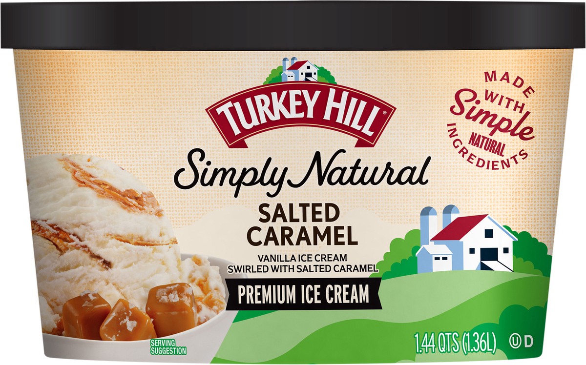 slide 2 of 2, Turkey Hill Salted Caramel, 1.44 qt
