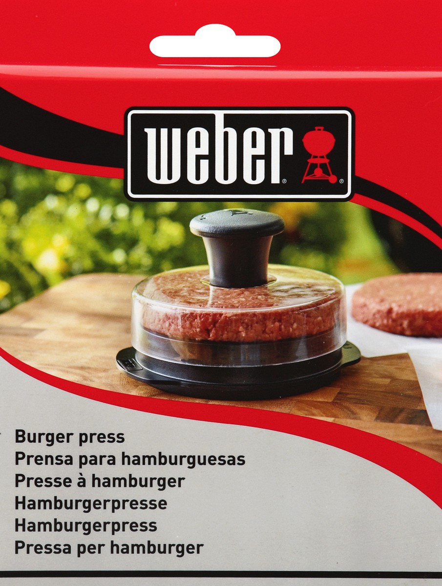 slide 6 of 9, Weber Burger Press 1 ea, 1 ct