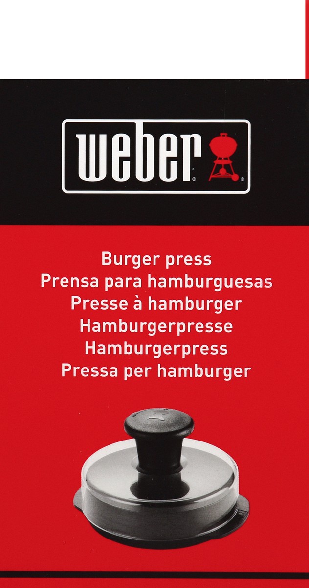 slide 3 of 9, Weber Burger Press 1 ea, 1 ct