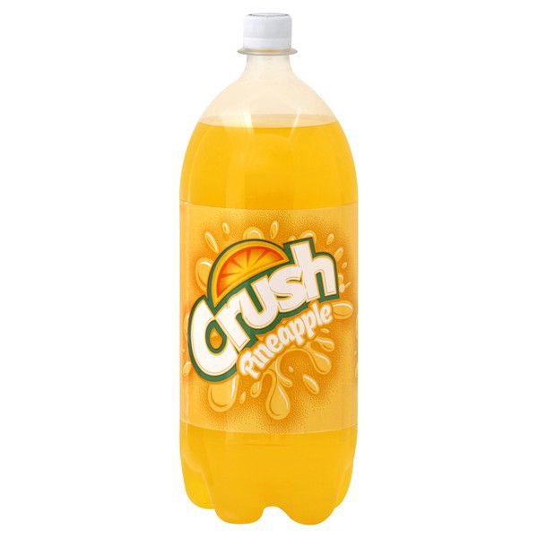 slide 1 of 1, Crush Soda, Pineapple - 2.1 qt, 2 liter
