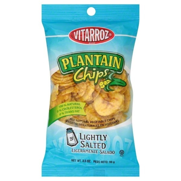 slide 1 of 1, Vitarroz Plantain Chips, 3 oz