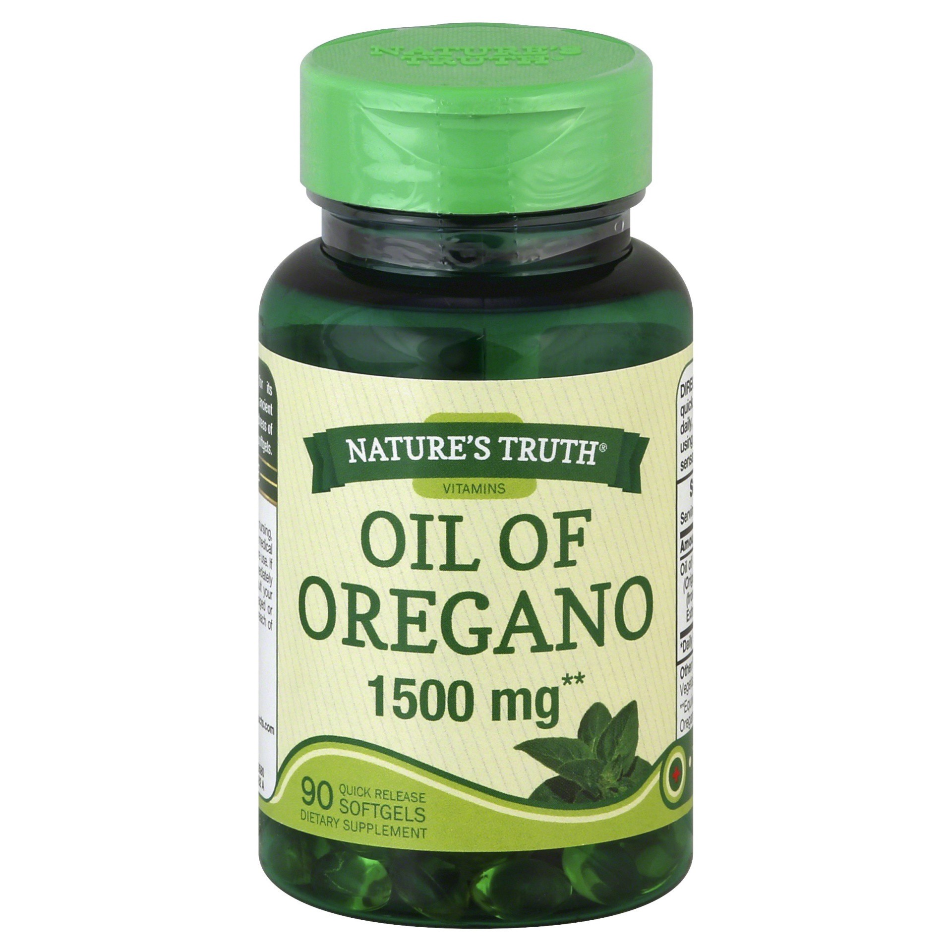 slide 1 of 4, Nature's Truth Natures Truth Oil Of Oregano 1500Mg, 90 ct