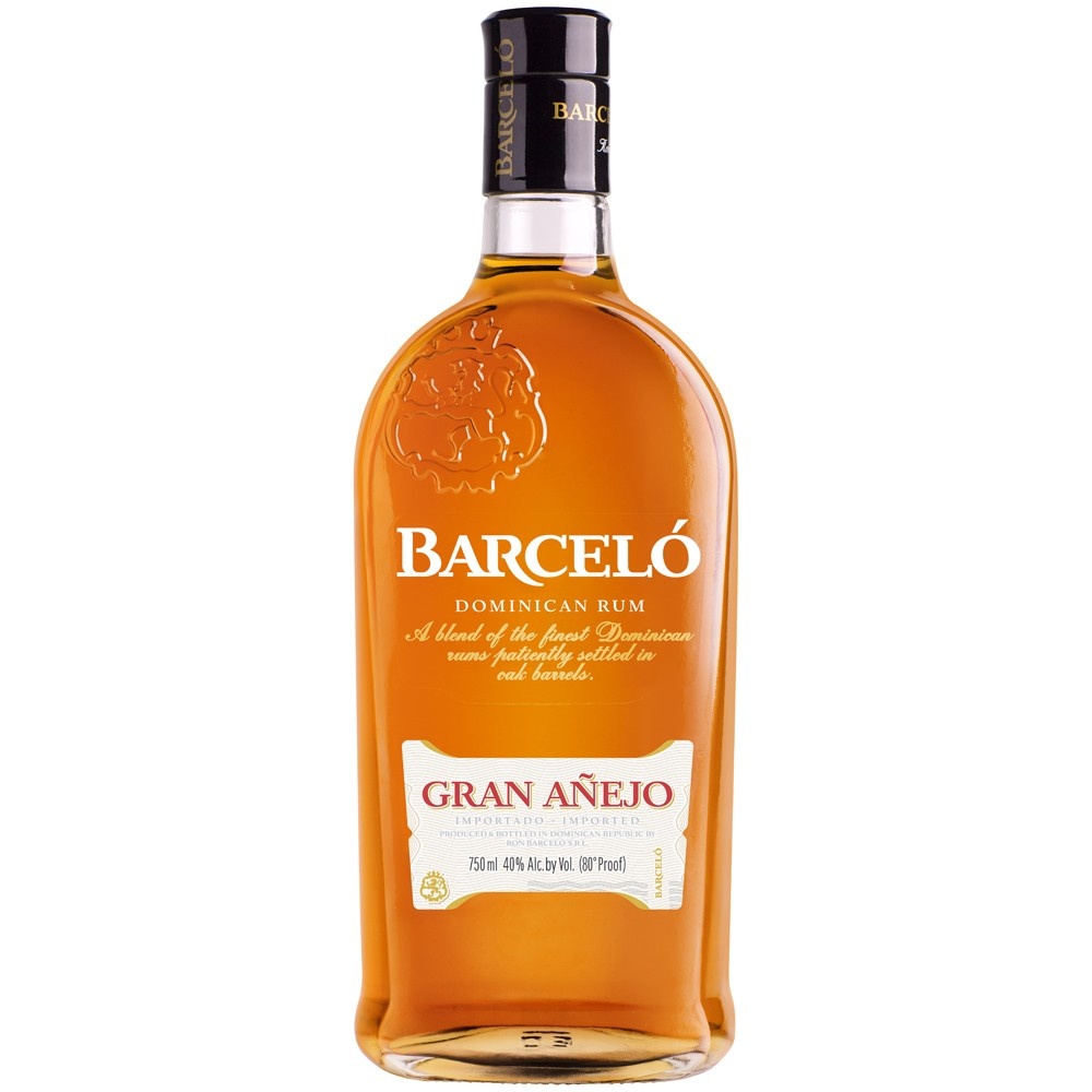 slide 1 of 1, Ron Barcelo Gran Anjeo Rum Bottle, 750 ml