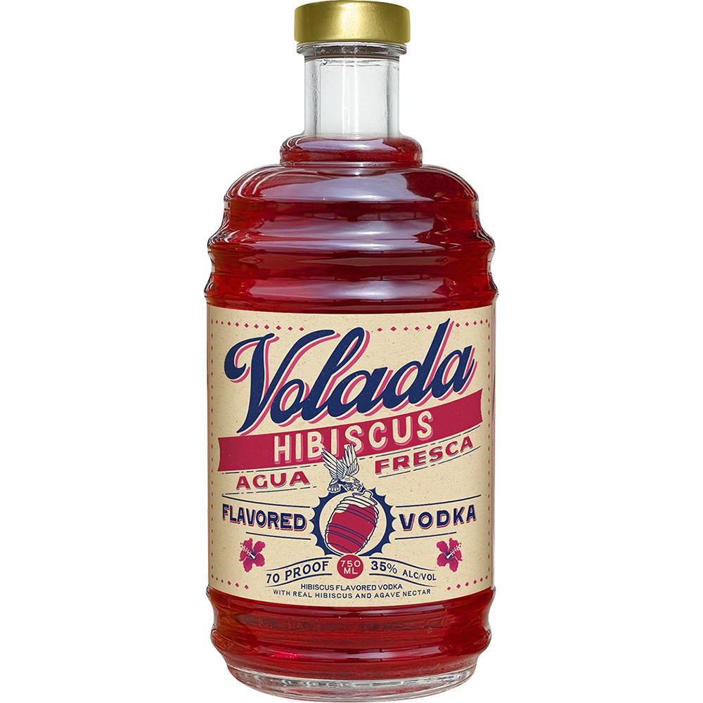 slide 1 of 1, Volada Hibiscus Vodka, 750 ml