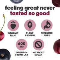 slide 15 of 21, NOKA Superfood Smoothies, Cherry Acai 4pack, 4 ct; 16.9 oz