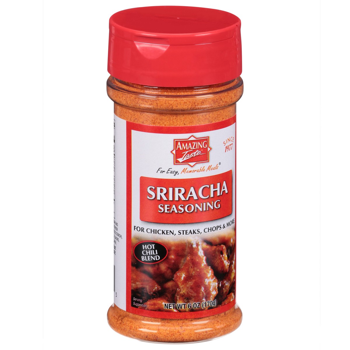 slide 6 of 11, Amazing Taste Sriracha Seasoning Shaker, 6.25 oz