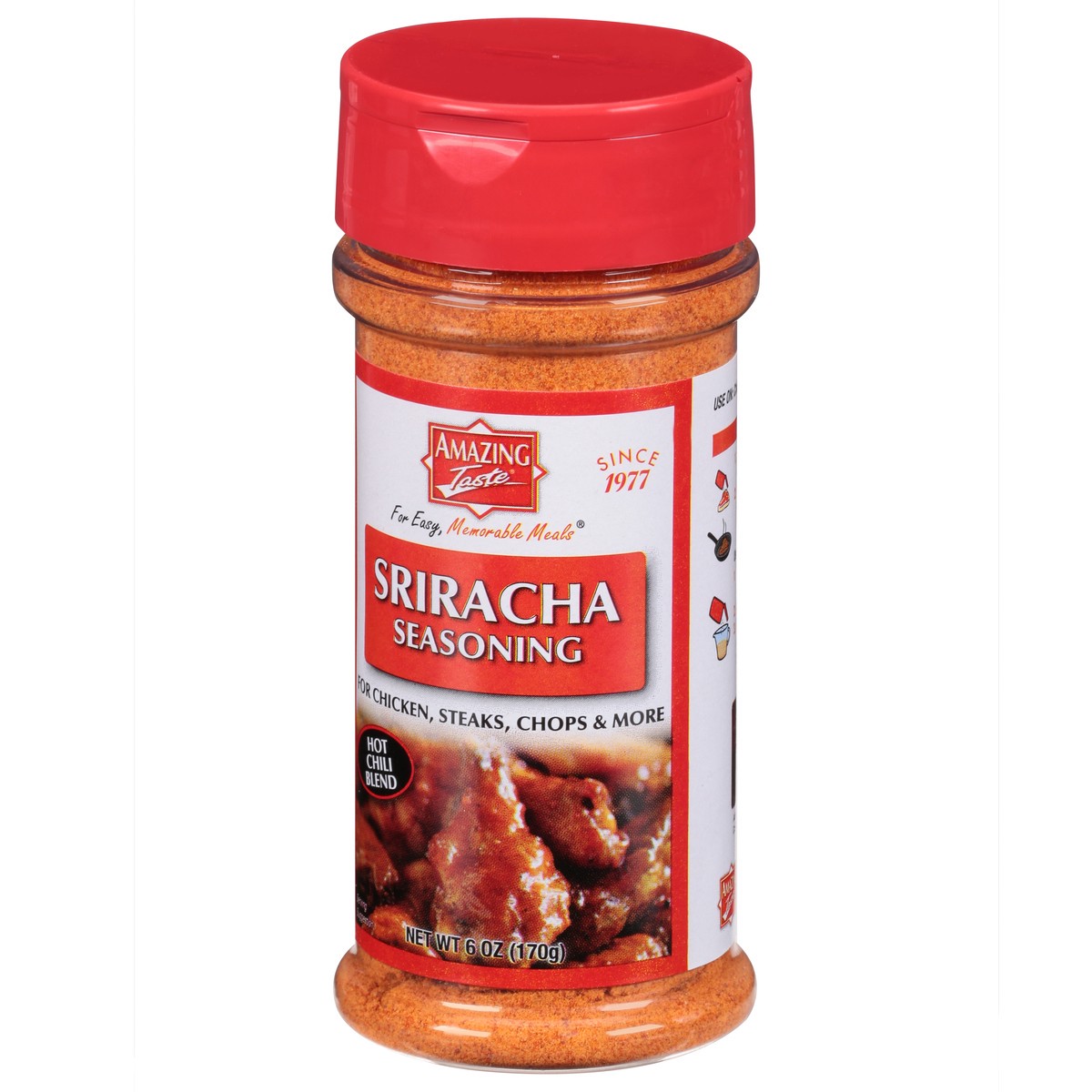 slide 7 of 11, Amazing Taste Sriracha Seasoning Shaker, 6.25 oz