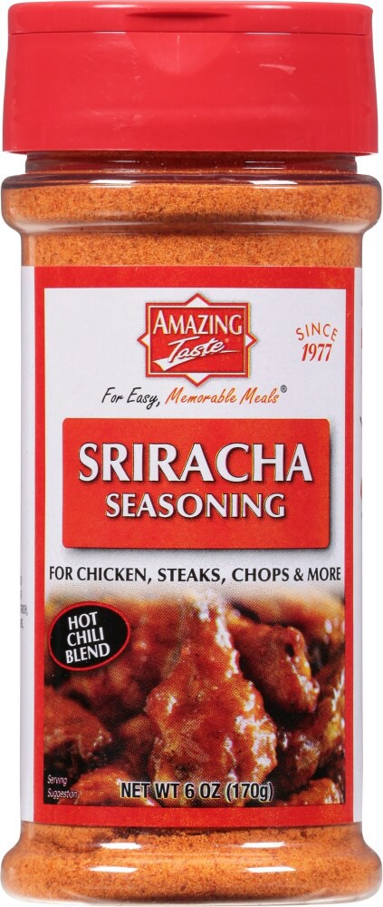 slide 1 of 11, Amazing Taste Sriracha Seasoning Shaker, 6.25 oz