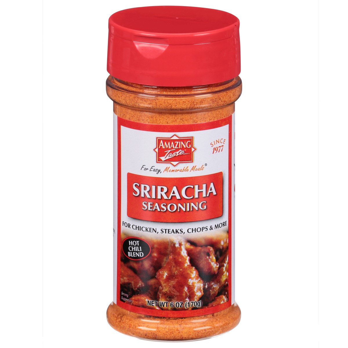 slide 10 of 11, Amazing Taste Sriracha Seasoning Shaker, 6.25 oz