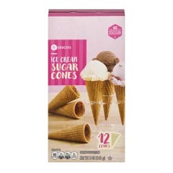 SE Grocers Ice Cream Sugar Cones- 12 ct