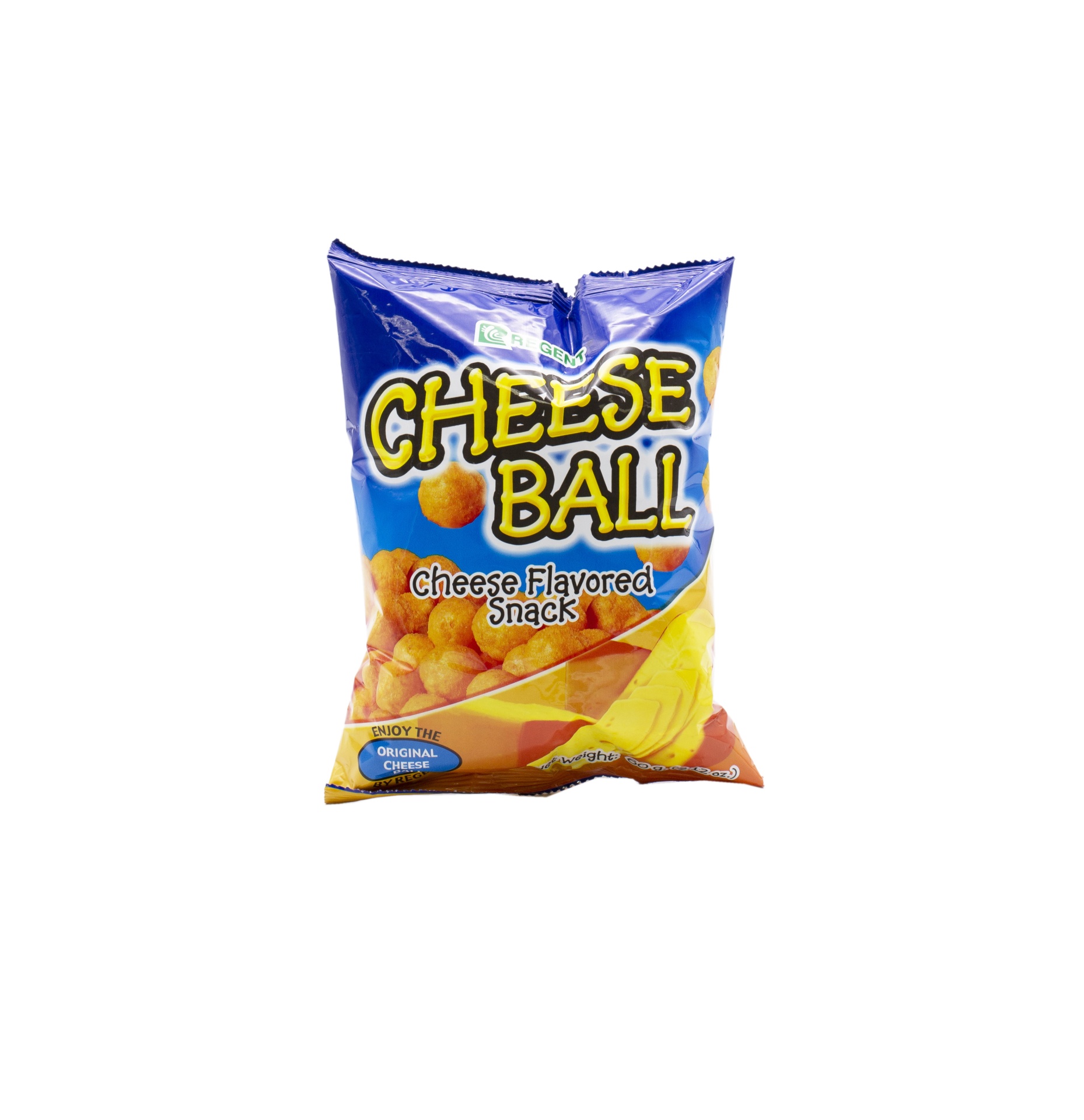 slide 1 of 1, Regent Cheese Ball Cheese Flavored Snacks, 60 gram