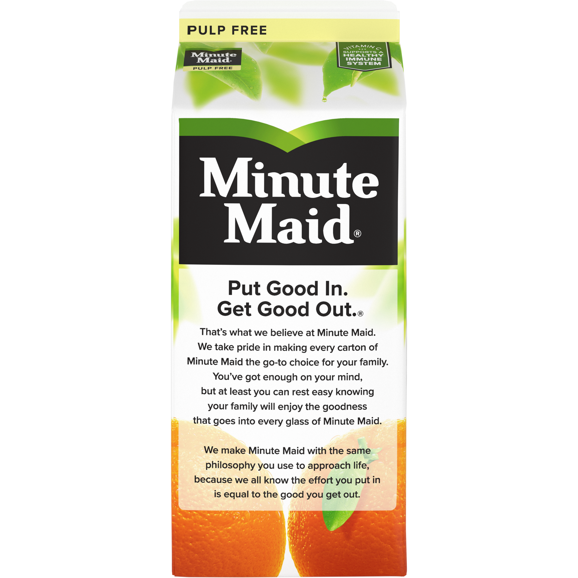 slide 3 of 5, Minute Maid Orange Juice Pulp Free Carton- 59 fl oz, 59 fl oz