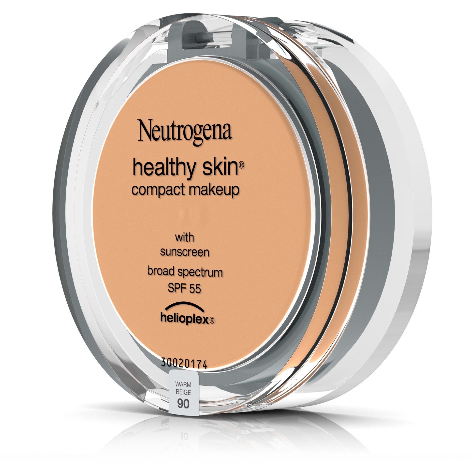 slide 3 of 5, Neutrogena Healthy Skin Compact Makeup Foundation, Broad Spectrum Spf 55, Warm Beige 90,.35 Oz., 0.35 oz