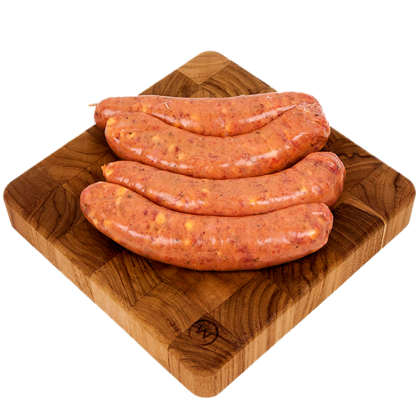 slide 1 of 1, L&B Fresh All Natural Chili Fire Cheddar Bratwurst, 4 oz