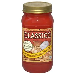 Classico Caramelized Onion & Roasted Garlic Pasta Sauce, 24 oz Jar
