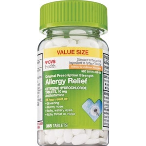 slide 1 of 1, CVS Health Original Prescription Strength Allergy Relief Tablets, 365ct, 365 ct