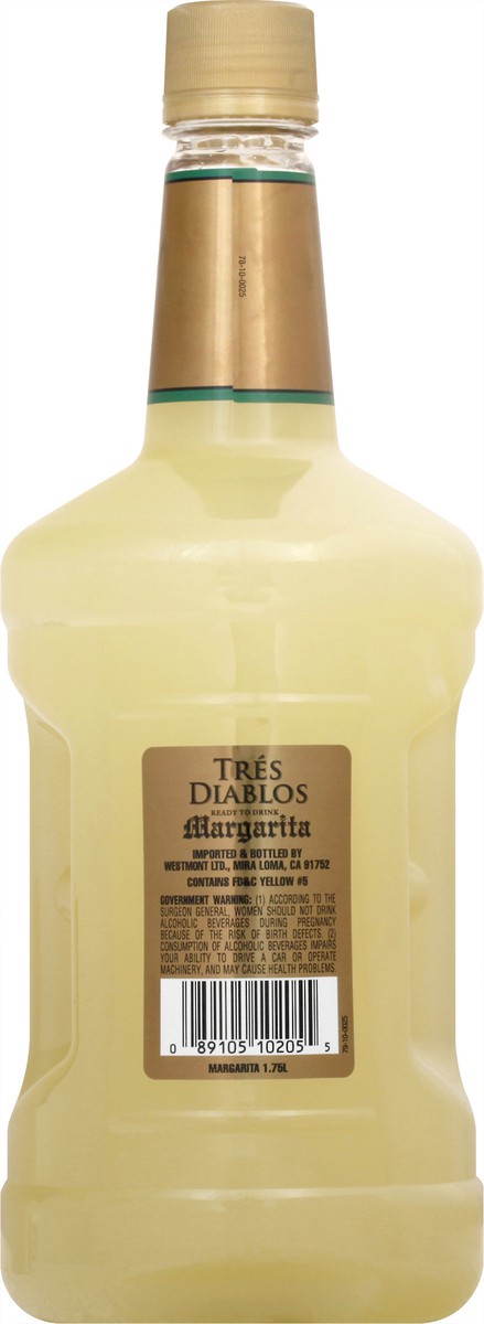 slide 5 of 11, Tres Diablos Margarita 1.75 lt, 1.75 liter