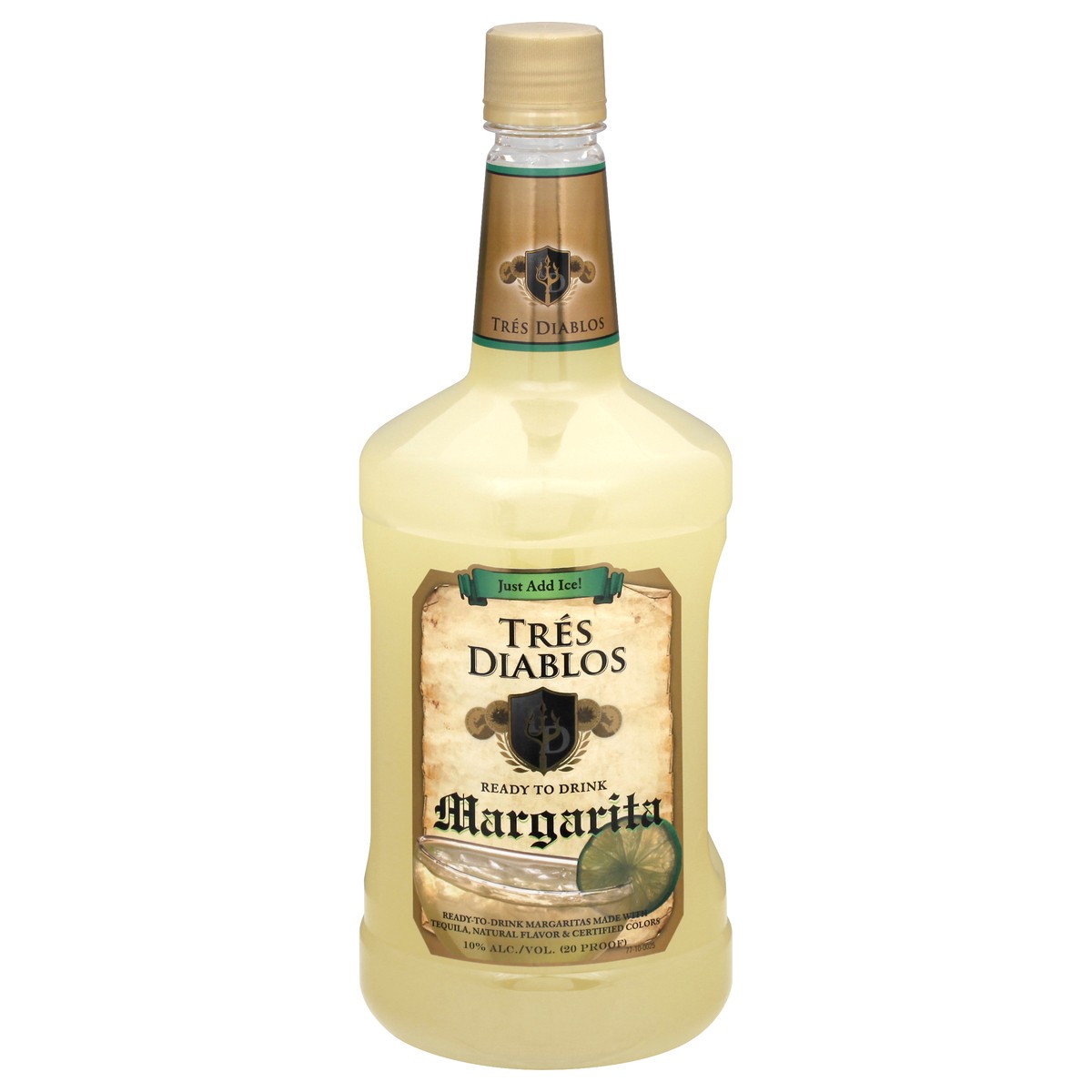 slide 1 of 11, Tres Diablos Margarita 1.75 lt, 1.75 liter