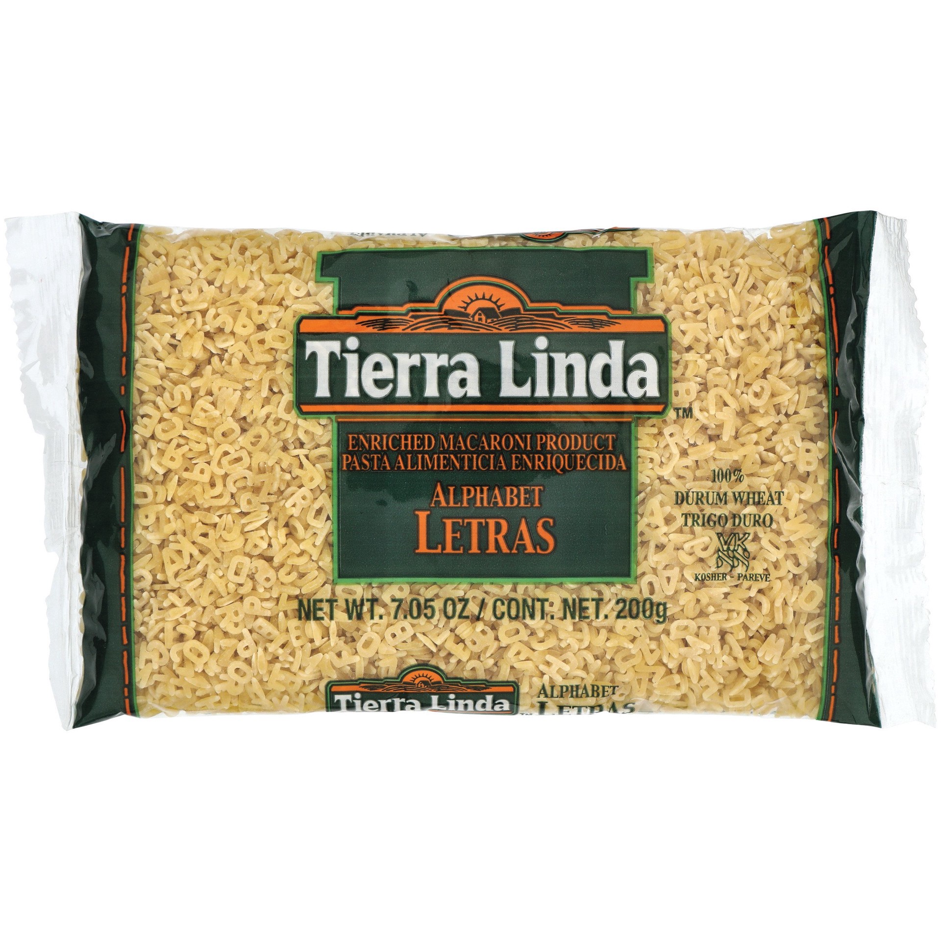 slide 1 of 1, Tierra Linda Alphabet Pasta, 7 oz