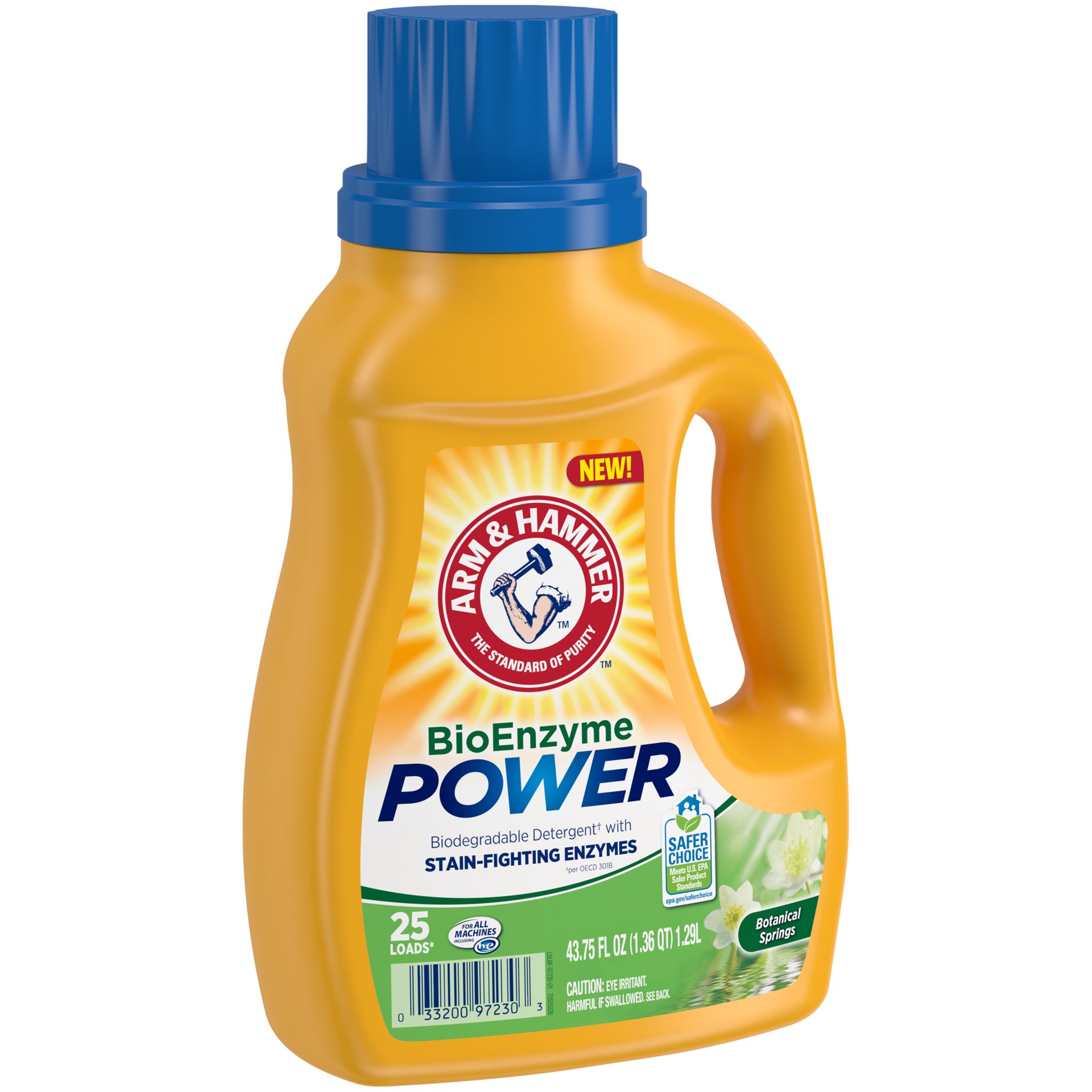 slide 2 of 5, Arm & Hammer Laundry Detergent, Bio Enzyme, 43.75 fl oz