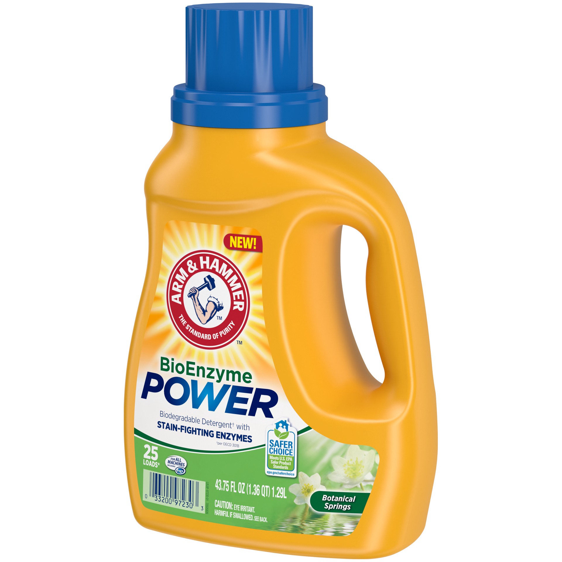 slide 3 of 5, Arm & Hammer Laundry Detergent, Bio Enzyme, 43.75 fl oz